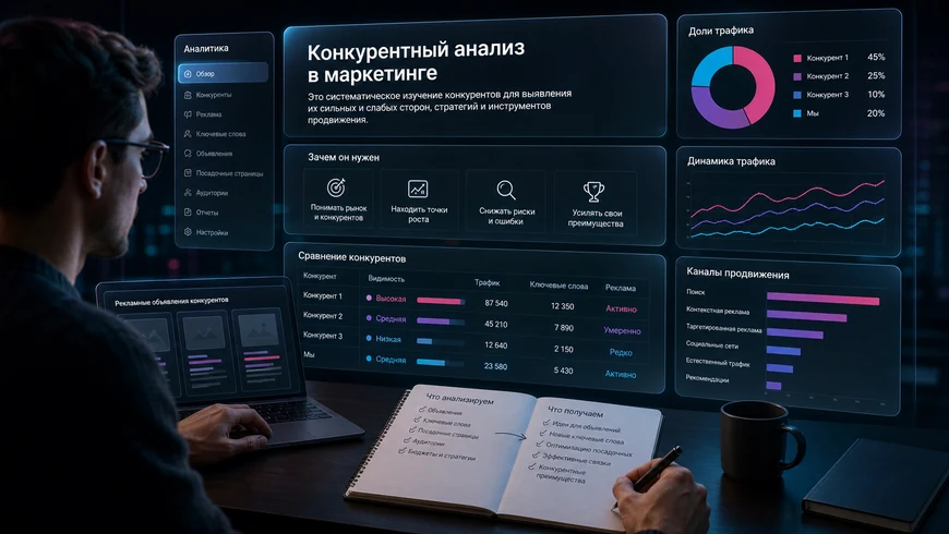 Что такое конкурентный анализ в маркетинге и зачем он нужен — иллюстрация к статье «конкурентный анализ в маркетинге»
