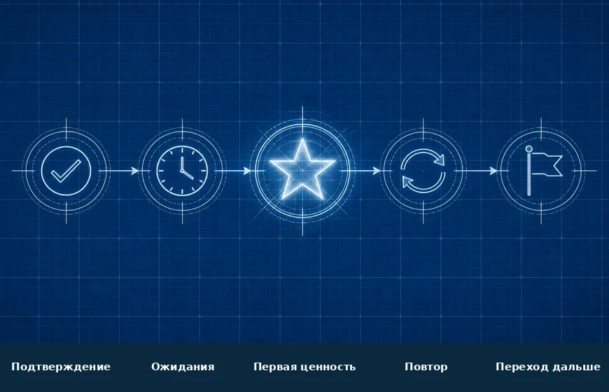 Что такое онбординг новых клиентов простыми словами — иллюстрация к статье «онбординг новых клиентов»